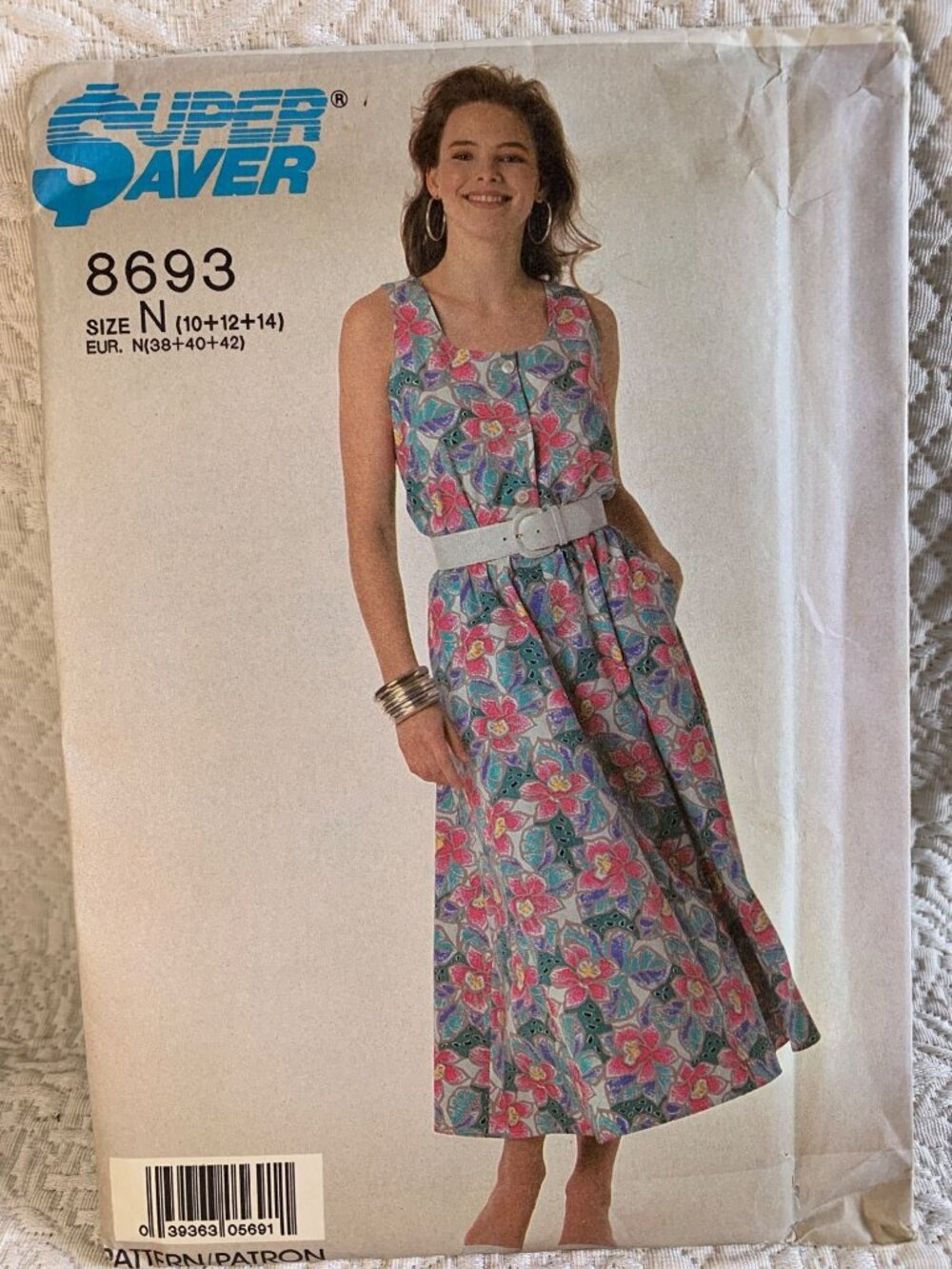 Simplicity Super Saver Misses Dress Pattern 8693 Size 10 12 14 Uncut